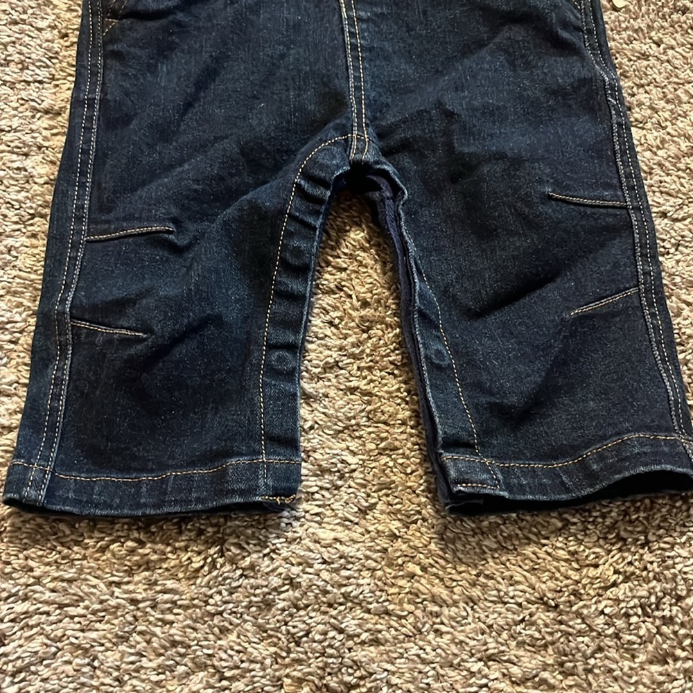 Hanna Andersson Infant Denim Overalls 3-6M‎ - Picture 4 of 9